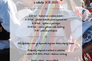 Tradiční mladé hody 31. 10. 2026