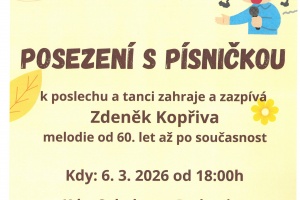 Posezení s písničkou, 6. 3. od 18 hod.